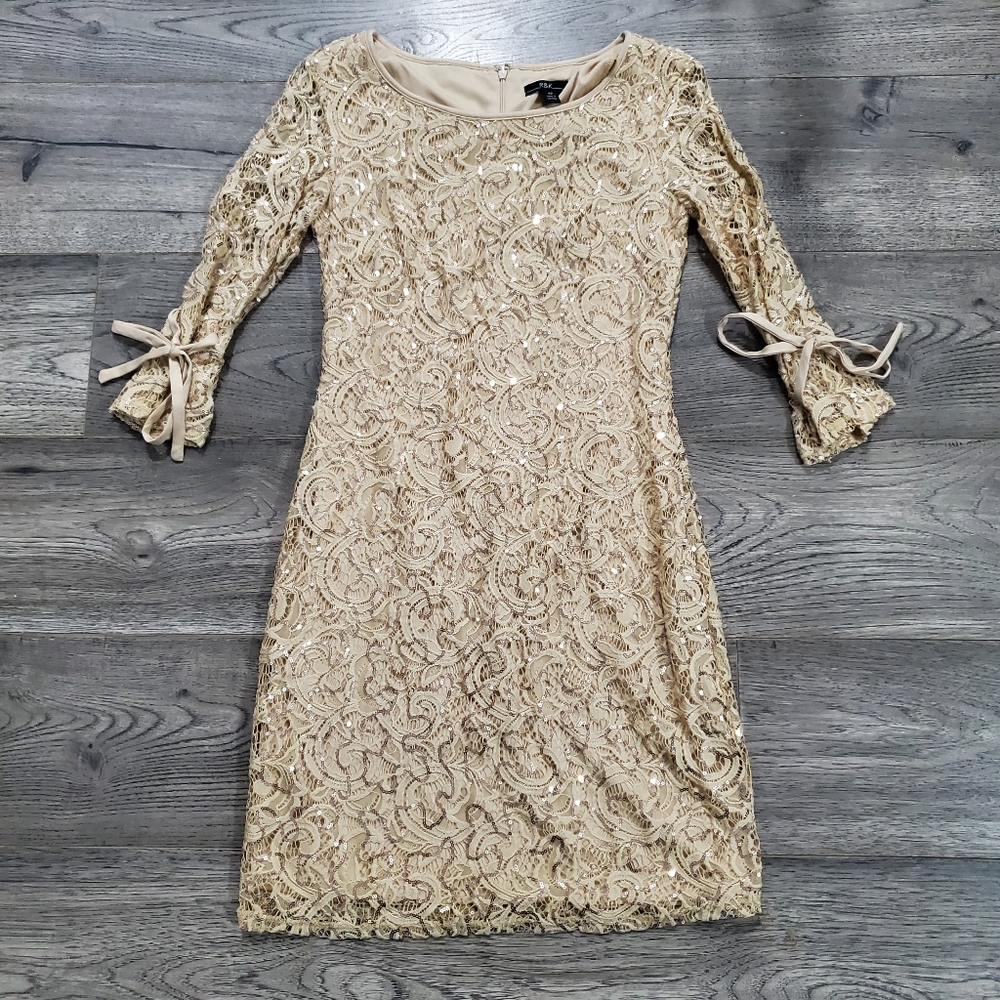 R&K | Sparkly 3/4 Sleeve Dress
